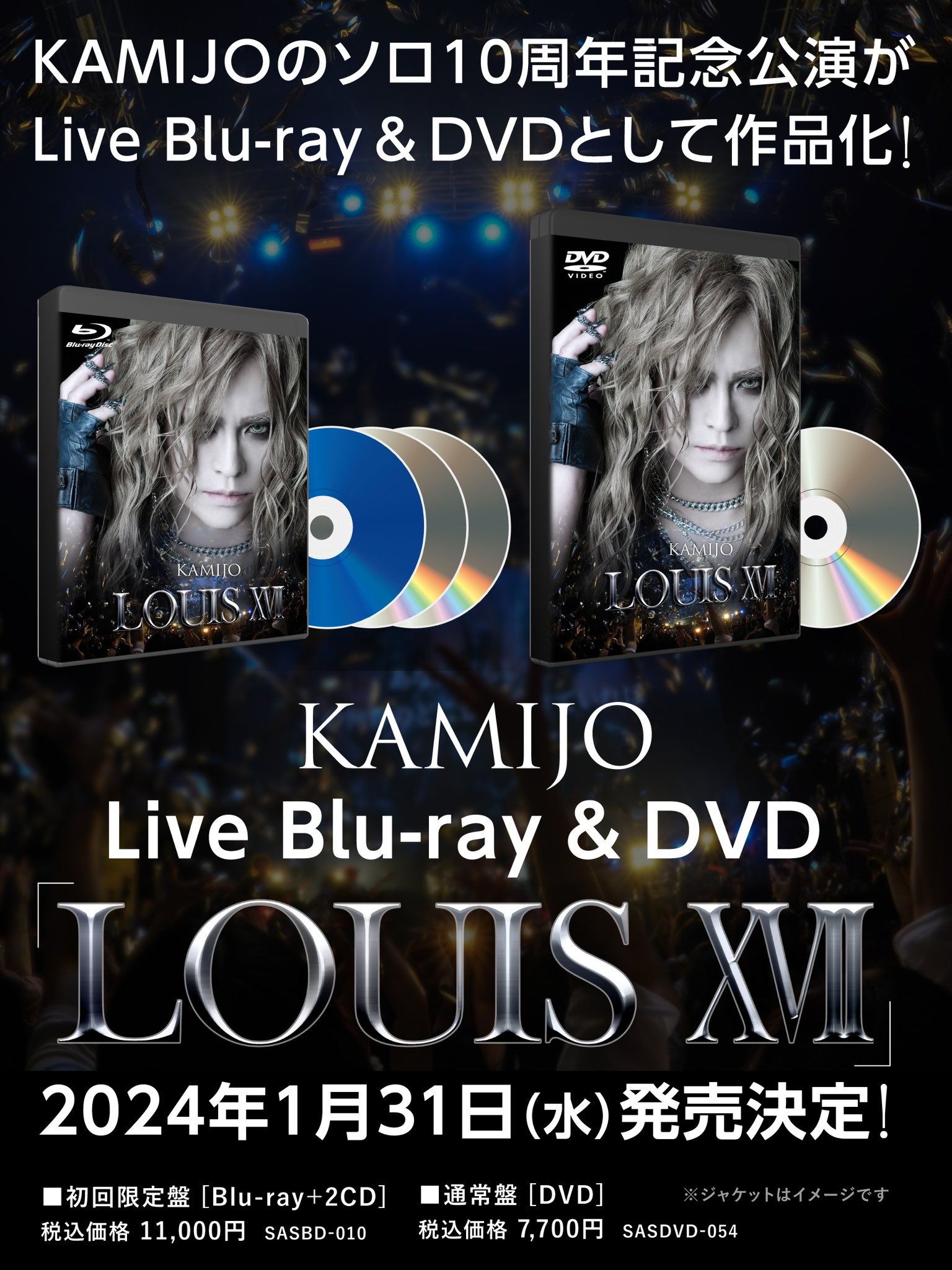 KAMIJO LOUIS ⅩⅦ〈初回限定盤〉LIVE ブルーレイ 2CD - ミュージック